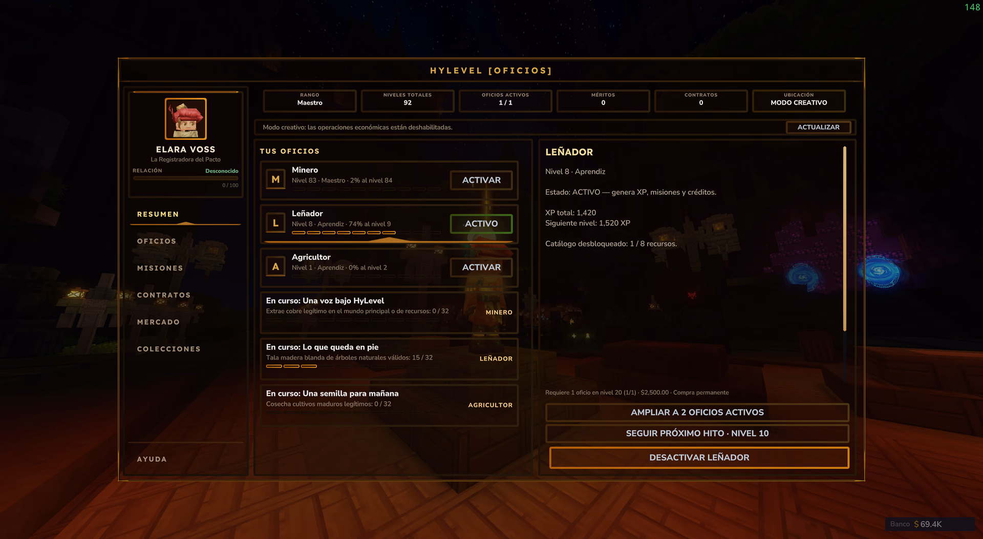 Server screenshot