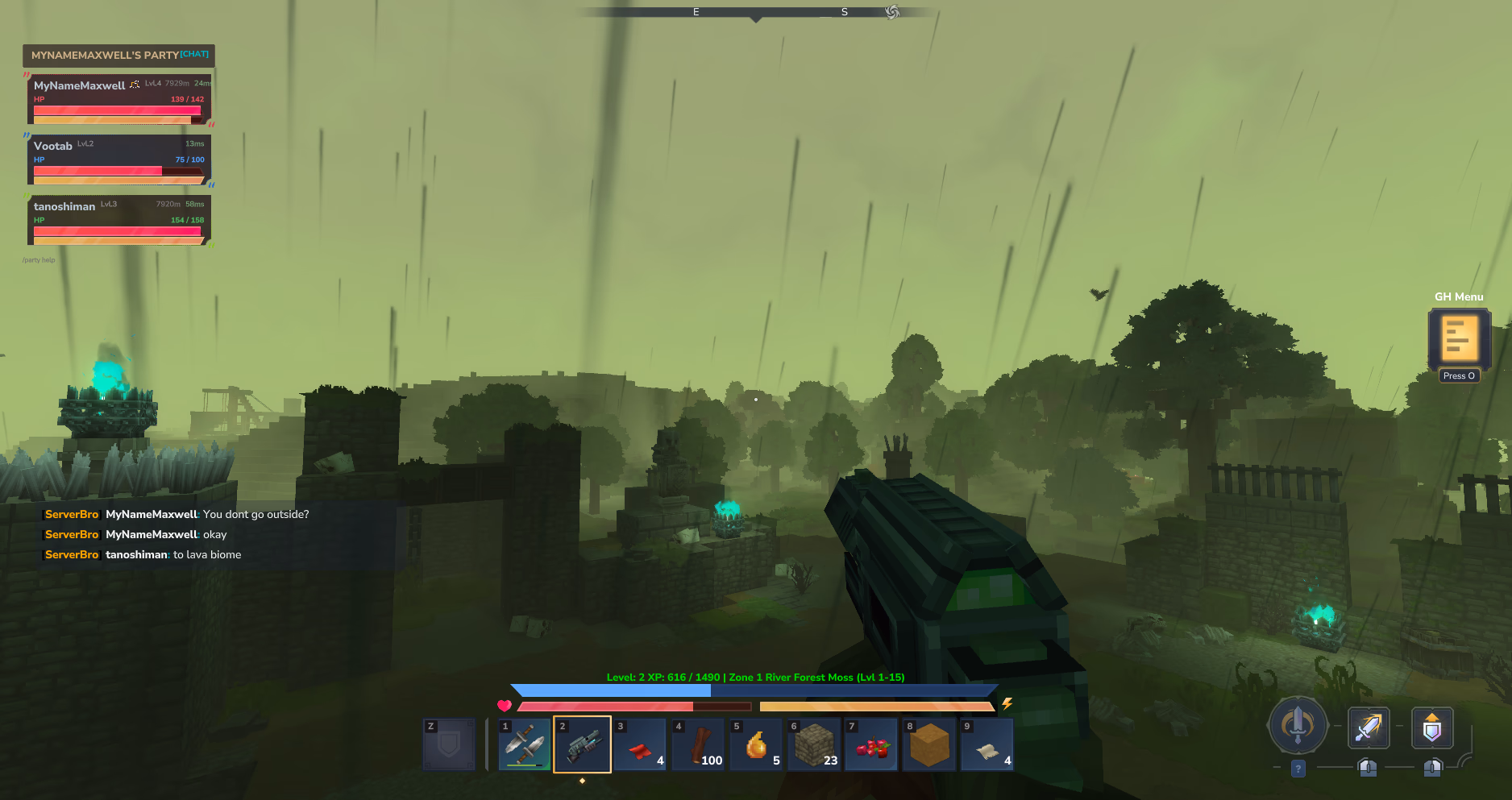 Server screenshot