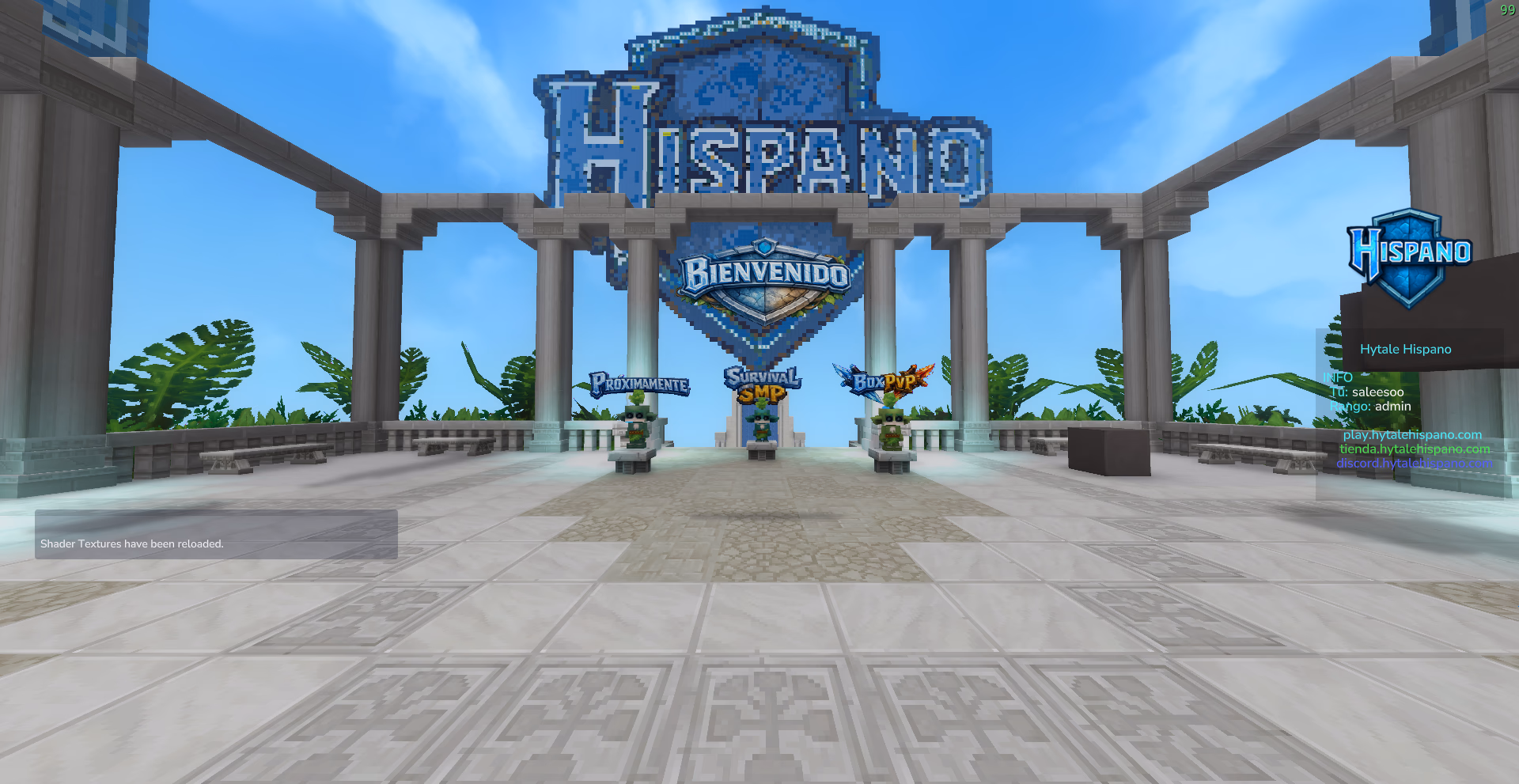 Server screenshot